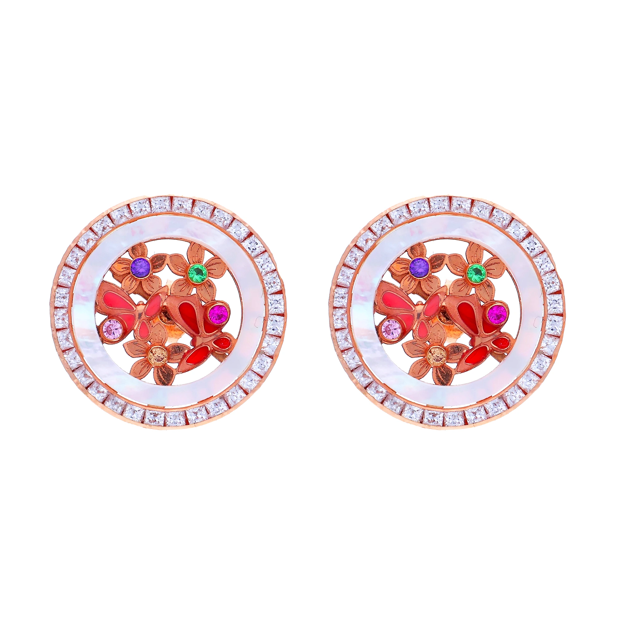 Meenakari earrings